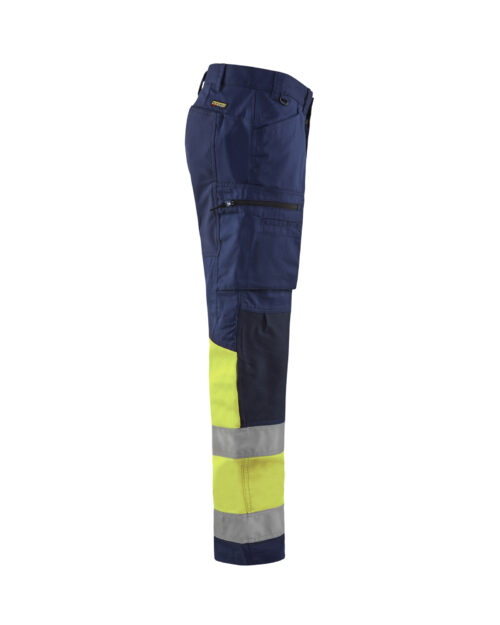 High Vis Arbeitshose mit Stretch