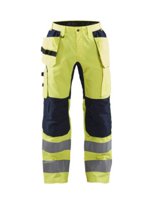 High Vis Arbeitshose mit Stretch