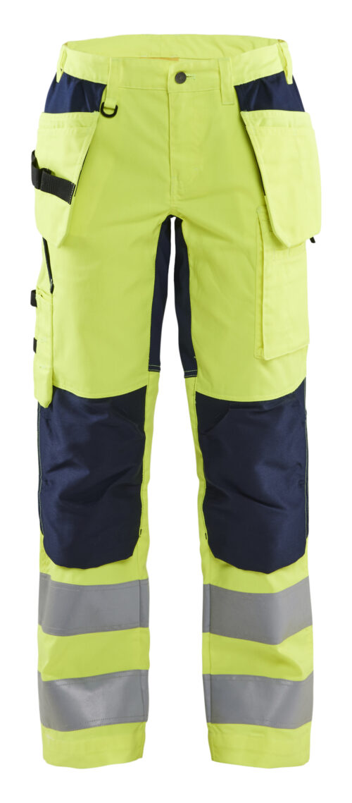 Damen High Vis Arbeitshose mit Stretch