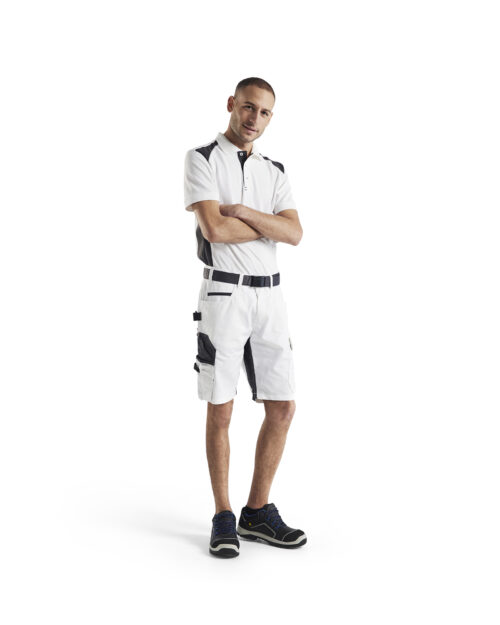 Maler Shorts mit Stretch