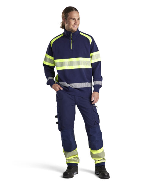 High Vis Arbeitshose 4-Wege-Stretch ohne Werkzeugtaschen
