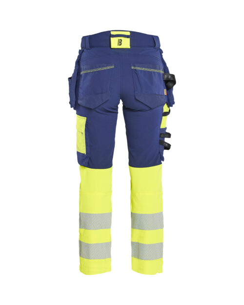 Damen High Vis Arbeitshose 4-Wege-Stretch
