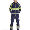 High Vis Arbeitshose mit Stretch