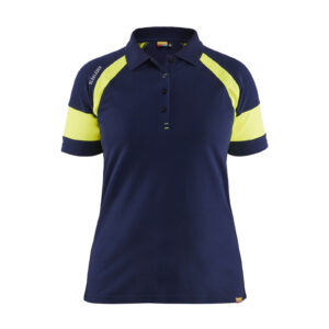 Damen Poloshirt mit High Vis