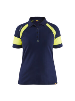 Damen Poloshirt mit High Vis