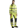 Damen High Vis Microfleece Jacke