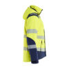 High Vis Softshell Winterjacke leicht gefüttert