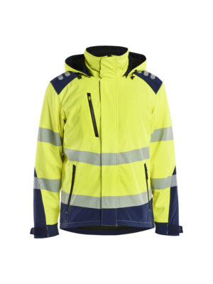 High Vis Softshell Winterjacke leicht gefüttert