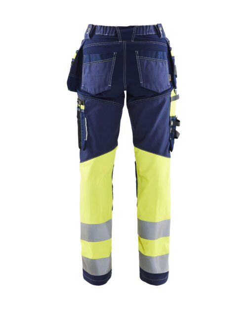 Damen High Vis Arbeitshose mit Stretch