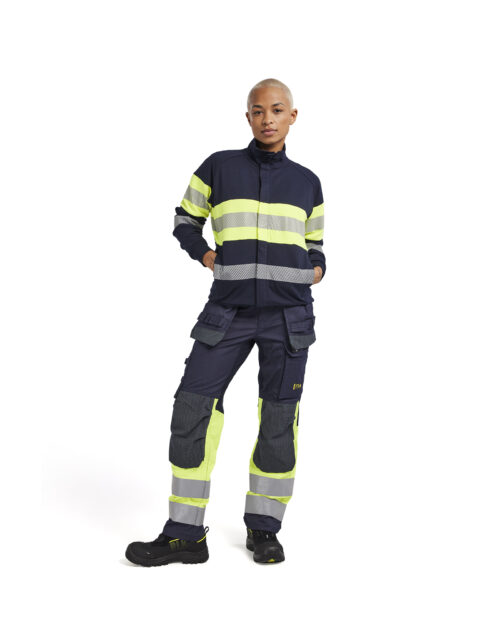 Damen High Vis Multinorm Sweatjacke
