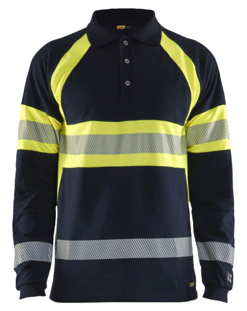 Multinorm Langarm Poloshirt