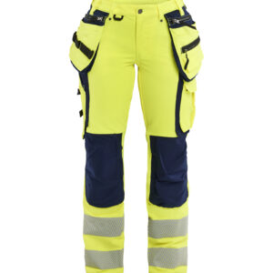 Damen High Vis Arbeitshose 4-Wege-Stretch