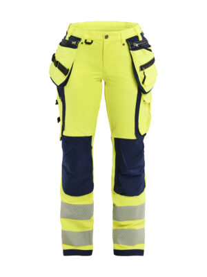 Damen High Vis Arbeitshose 4-Wege-Stretch
