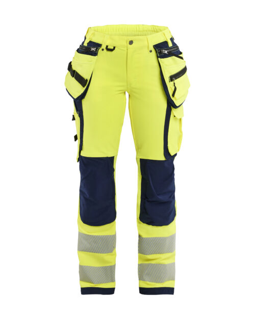 Damen High Vis Arbeitshose 4-Wege-Stretch