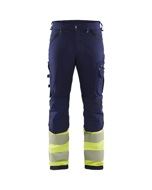 High Vis Arbeitshose 4-Wege-Stretch ohne Werkzeugtaschen