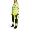 Damen High Vis Softshell Jacke