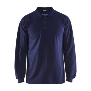Flammschutz Langarm Poloshirt