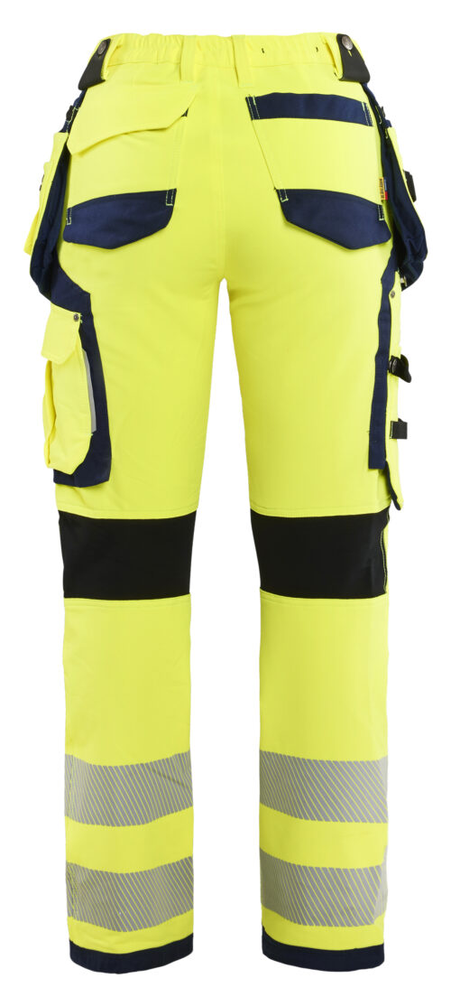 Damen High Vis Arbeitshose 4-Wege-Stretch