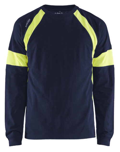878ddd1e-79ff-4e16-bb4a-f0a6b340cae0 Langarmshirt mit High Vis
