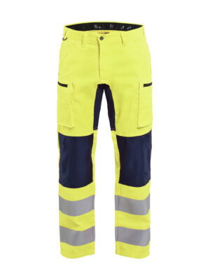High Vis Arbeitshose mit Stretch