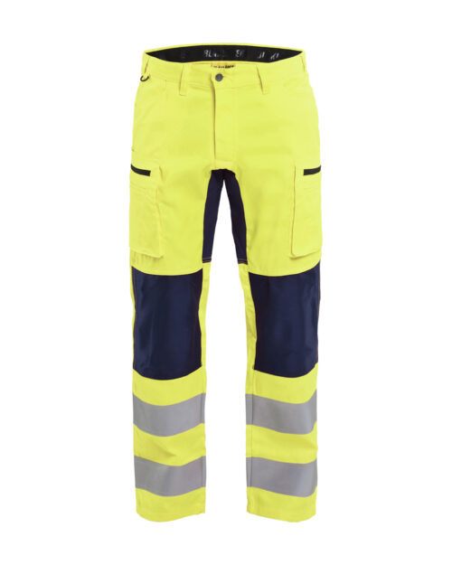 High Vis Arbeitshose mit Stretch
