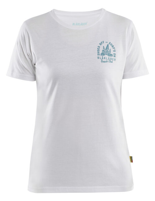 Damen T-Shirt Blåkläder Beach Club