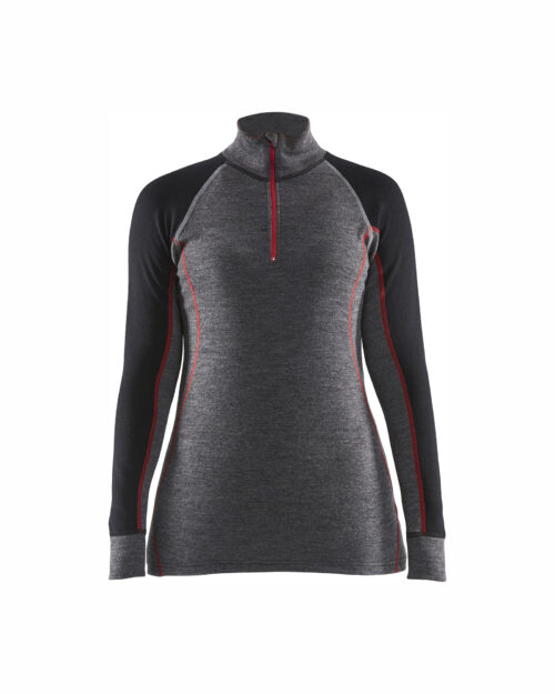 Damen Thermo-Shirt Half-Zip XWarm