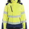 Damen High Vis Softshell Winterjacke leicht gefüttert