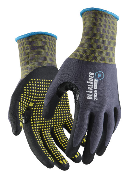 Arbeitshandschuh Nitril-überzogen mit Noppen-Griff