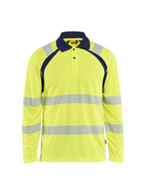 High Vis UV Langarm Poloshirt