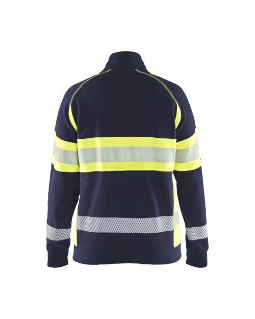 Damen High Vis Sweatjacke