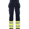 Damen High Vis Arbeitshose 4-Wege-Stretch