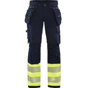 Damen High Vis Arbeitshose 4-Wege-Stretch