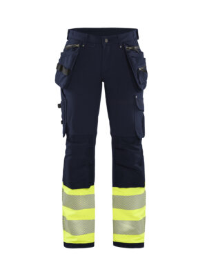 Damen High Vis Arbeitshose 4-Wege-Stretch
