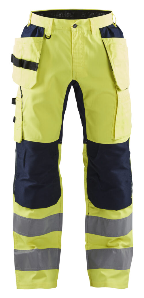 High Vis Arbeitshose mit Stretch