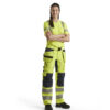 Damen High Vis Arbeitshose mit Stretch