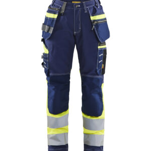Damen High Vis Arbeitshose mit Stretch