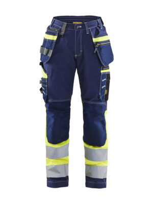 Damen High Vis Arbeitshose mit Stretch