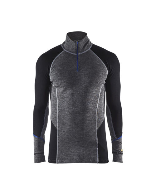 Unterhemd Half-Zip WARM 100% Merino