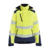 Damen High Vis Softshell Winterjacke leicht gefüttert