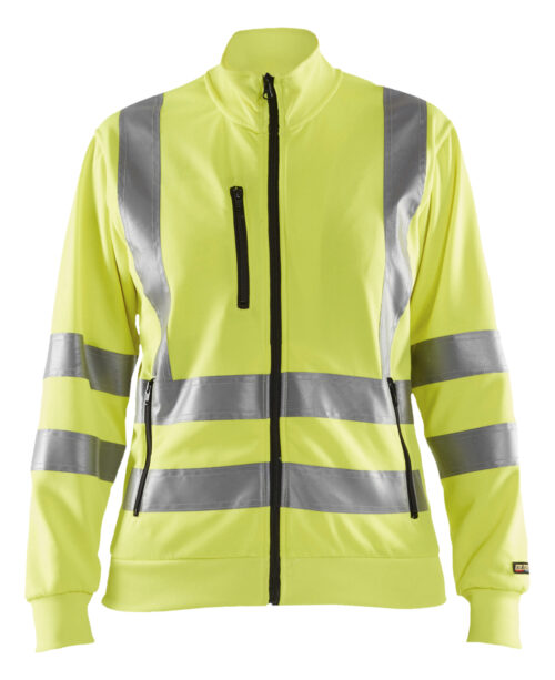 Damen High Vis Sweatjacke