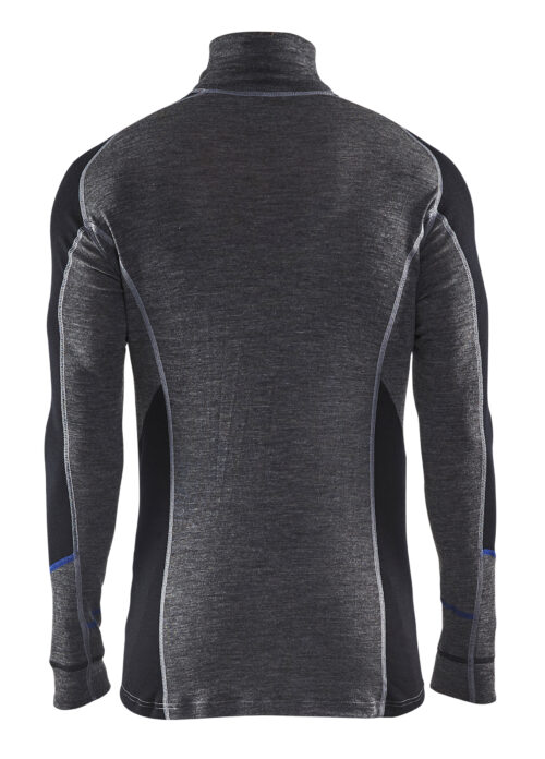 Unterhemd Half-Zip WARM 100% Merino