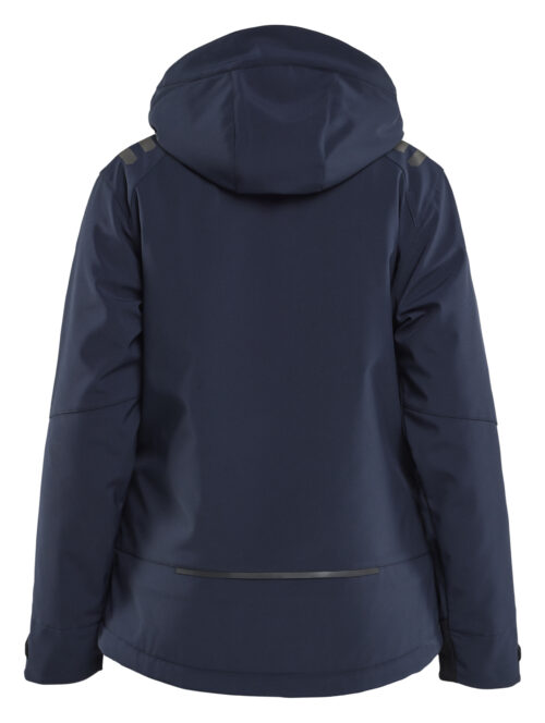 Damen Softshell Winterjacke leicht gefüttert
