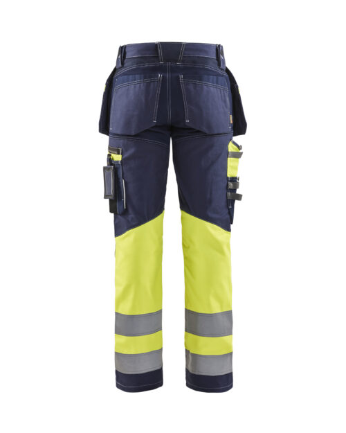 High Vis Arbeitshose mit Stretch