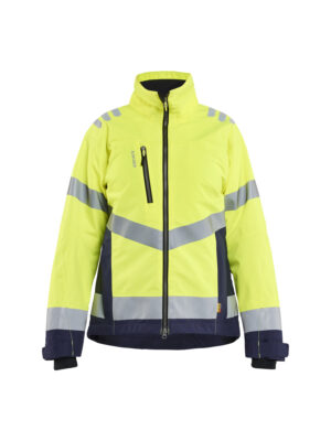 Damen High Vis Winterjacke leicht gefüttert
