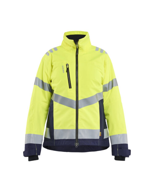 Damen High Vis Winterjacke leicht gefüttert