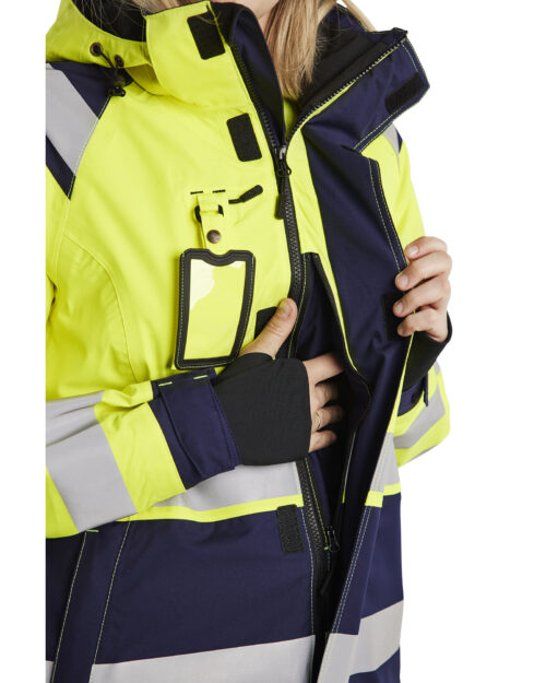 Damen High Vis Shell Jacke