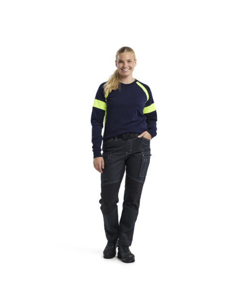 a8ff1806-5426-4a14-91e5-650ed562e5d1 Damen Langarmshirt mit High Vis