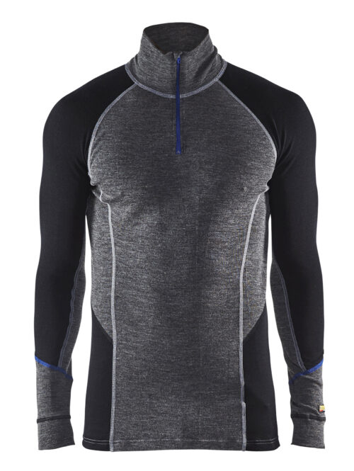 Unterhemd Half-Zip WARM 100% Merino