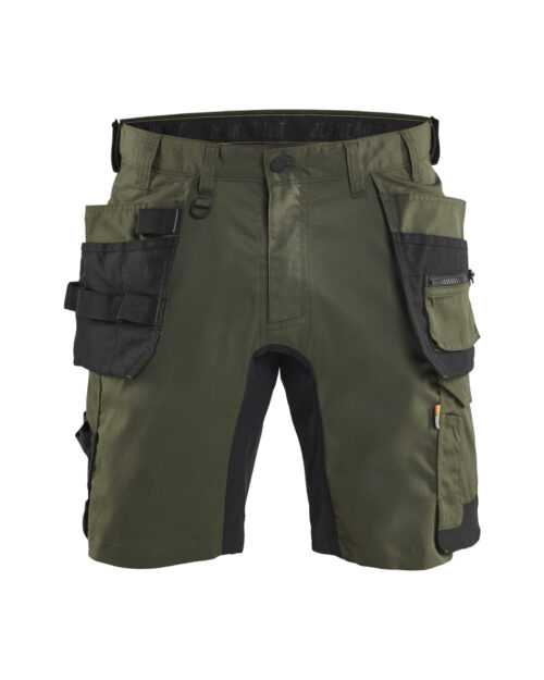 Handwerker Shorts mit Stretch